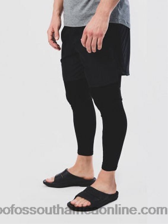 Black Matte 6882D130 Men\'s OOahh Sport Slide Sandal OOFOS