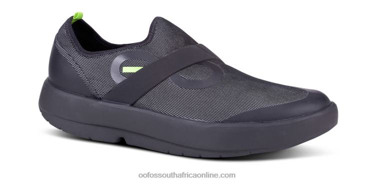 Black Gray 6882D150 Men's OOmg Fibre Low Shoe OOFOS