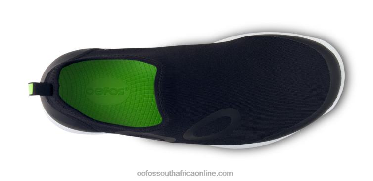 White Black 6882D147 Men\'s OOmg Sport Low Shoe OOFOS