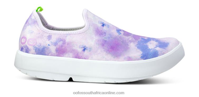 Tie Dye Lavender 6882D74 Women\'s OOmg eeZee Low Shoe OOFOS