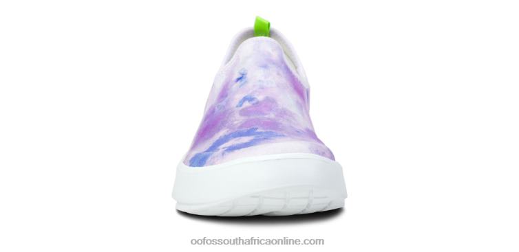 Tie Dye Lavender 6882D74 Women\'s OOmg eeZee Low Shoe OOFOS
