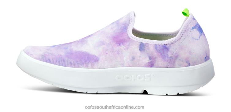 Tie Dye Lavender 6882D74 Women\'s OOmg eeZee Low Shoe OOFOS