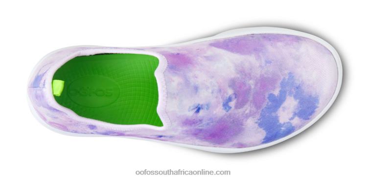 Tie Dye Lavender 6882D74 Women\'s OOmg eeZee Low Shoe OOFOS