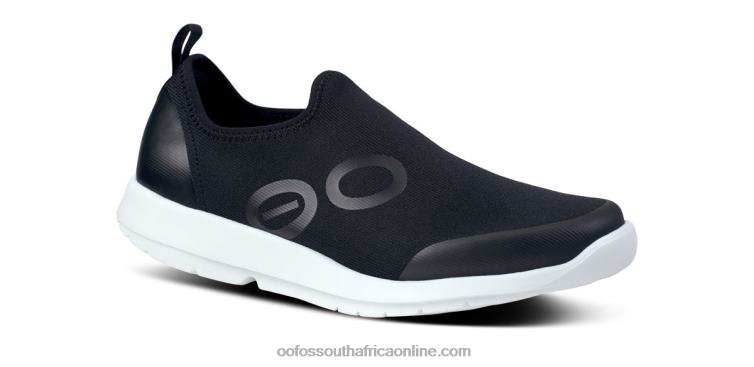 White Black 6882D70 Women's OOmg Sport Low Shoe OOFOS
